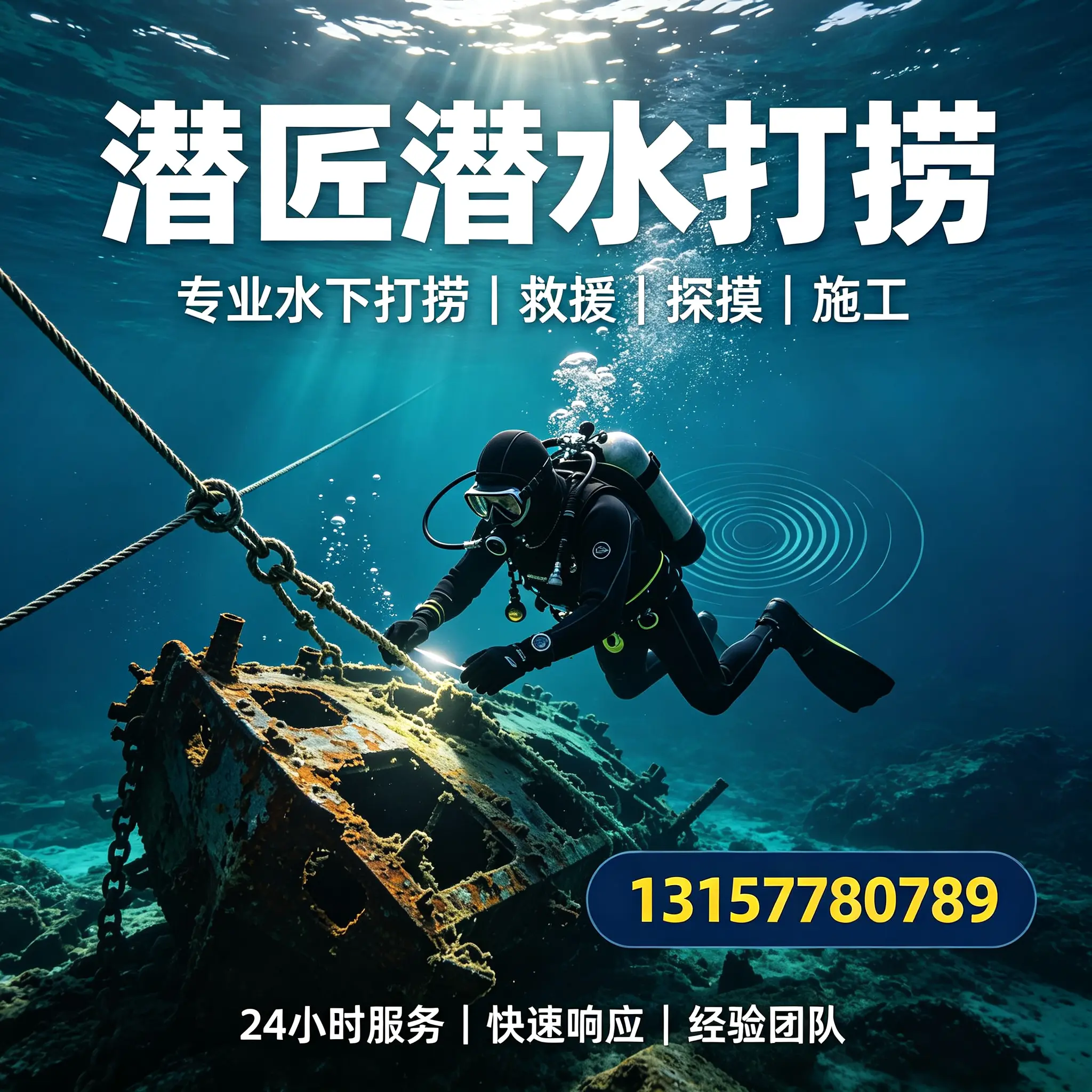宁德水下打捞作业服务产品